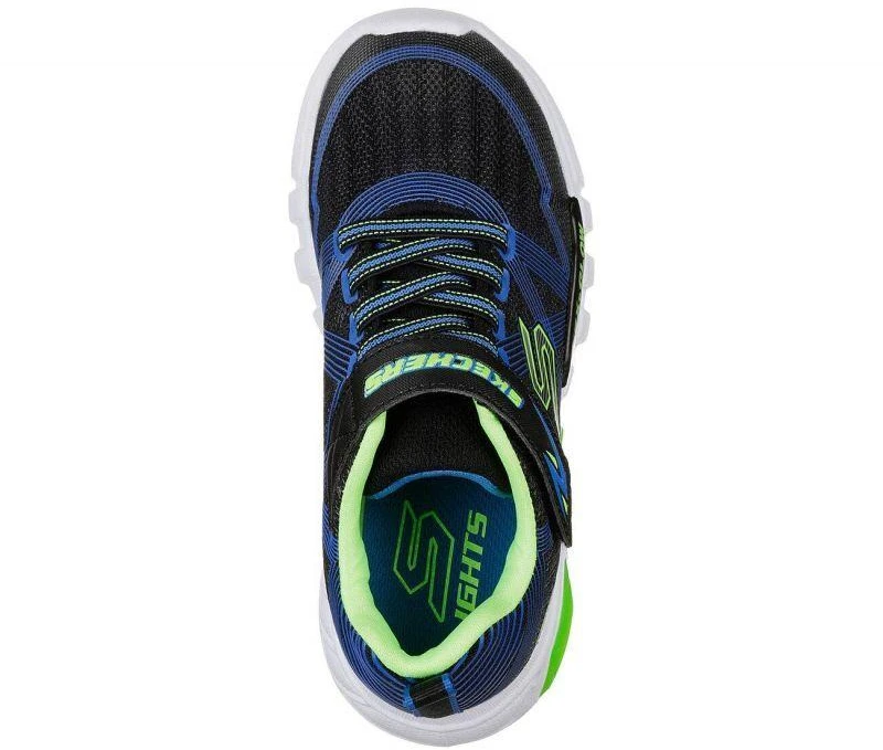 Skechers FLEX-GLOW Tamsiai mėlynos sportiniai batai vaikams (90542L-BBLM)