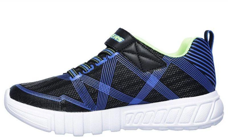Skechers FLEX-GLOW Tamsiai mėlynos sportiniai batai vaikams (90542L-BBLM)