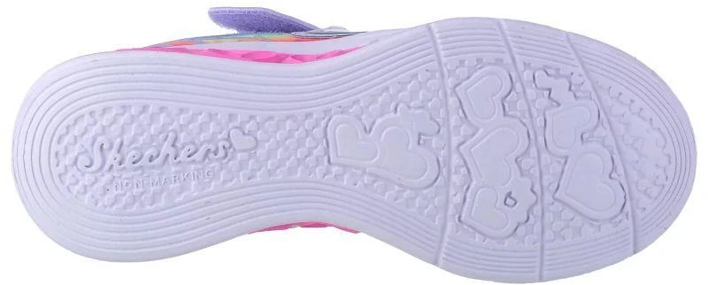Skechers Flutter Heart Lights - Groovy Swirl 303253L-LVAQ Rožinė 30