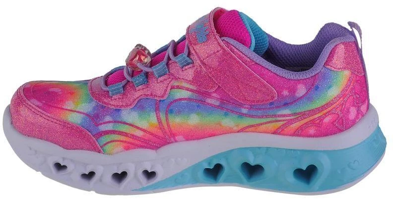 Skechers Flutter Heart Lights-Groovy Swirl 303253L-HPLV Rožinė 28