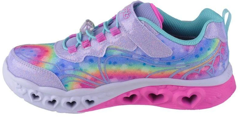 Skechers Flutter Heart Lights - Groovy Swirl 303253L-LVAQ Rožinė 30