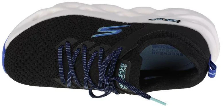 Skechers Go Run Swirl Tech-Dash Charge 128793-BLK Juoda 35.5