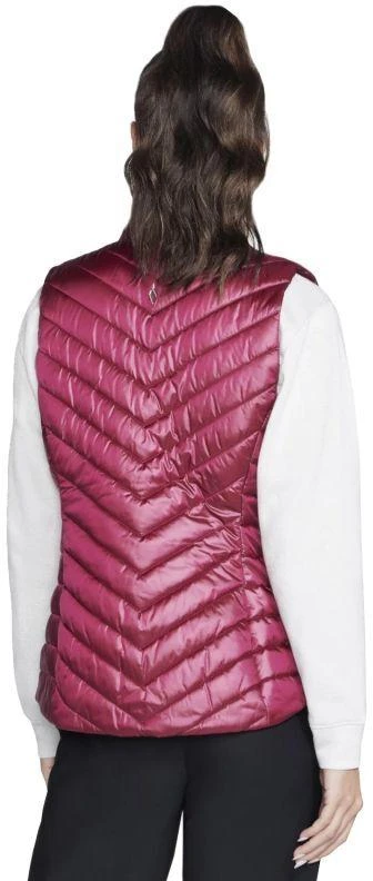 Skechers GO Shield Švytinti liemenė JA151-PKRD Rožinė L