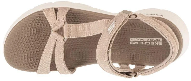 Skechers Go Walk Flex Sandalas - Sublime 141451-TPE Pilka 40
