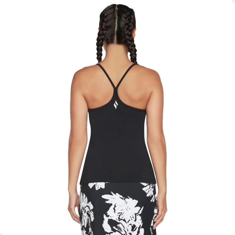 Skechers Go Walk Racerback Camisole su įmontuota liemenėle W1TT134-BLK Juoda M