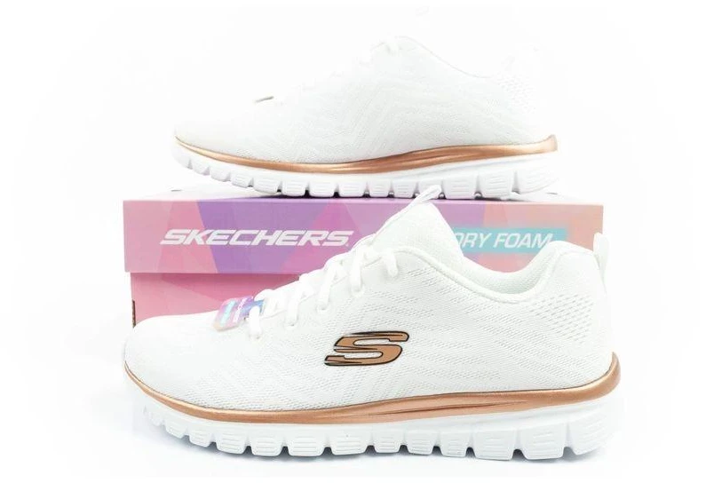 Skechers Graceful-Get moteriški sportiniai bateliai patogūs, lengvi, pralaidūs orui