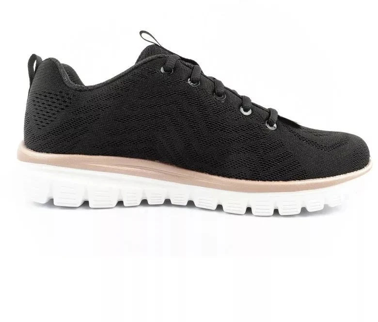 Skechers Graceful-Get moteriški sportiniai bateliai patogūs, lengvi, pralaidūs orui
