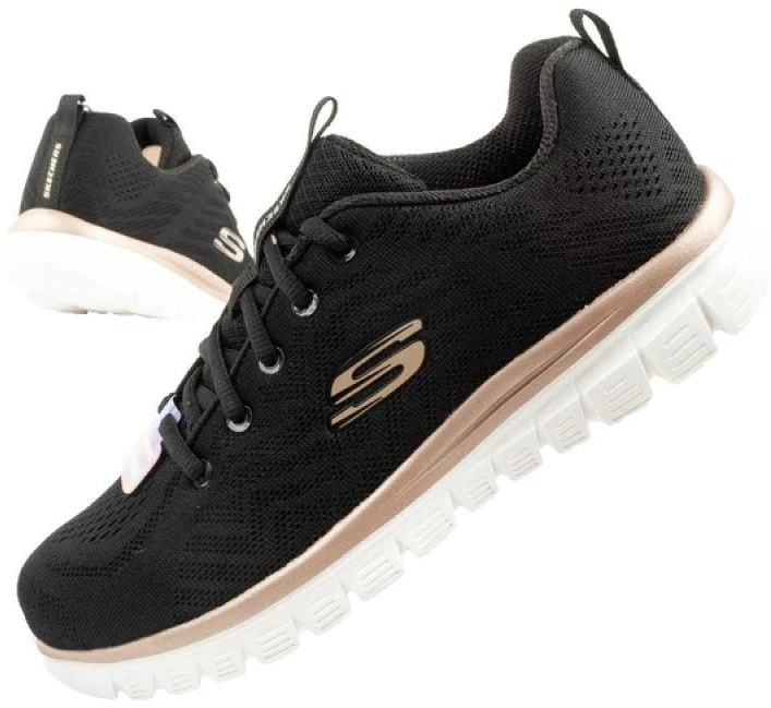 Skechers Graceful-Get moteriški sportiniai bateliai patogūs, lengvi, pralaidūs orui