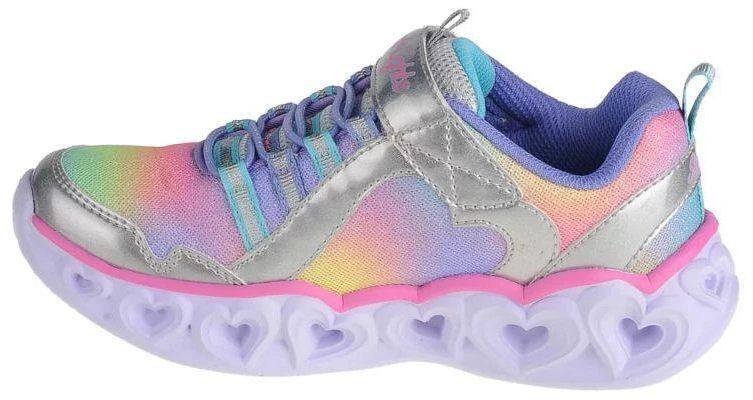 Skechers Heart Lights-Rainbow Lux 302308L-SMLT Pilka 27