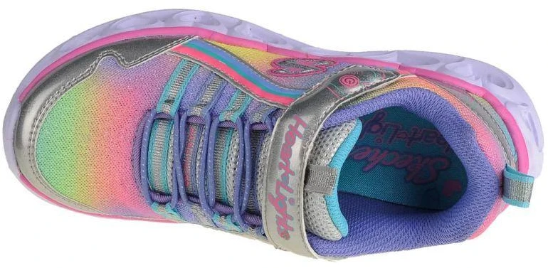 Skechers Heart Lights-Rainbow Lux 302308L-SMLT Pilka 27