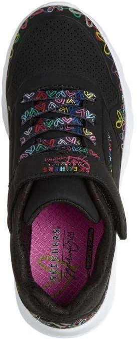 Skechers jaunimo sportiniai bateliai UNO LITE HEART CRAZE 314091L BKMT