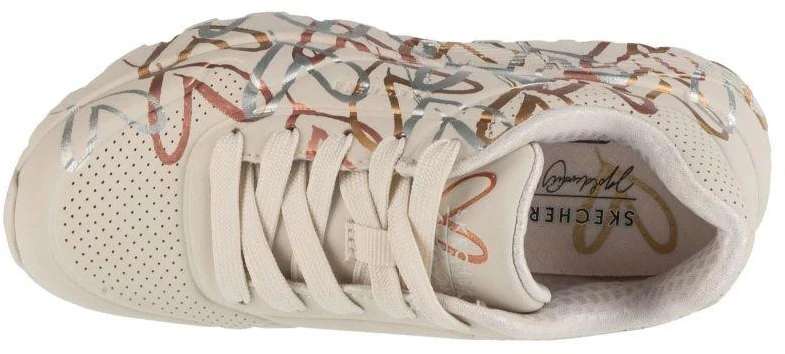 Skechers JGoldCrown: Uno Lite - Metalinis 314067L-NTMT Baltas 29