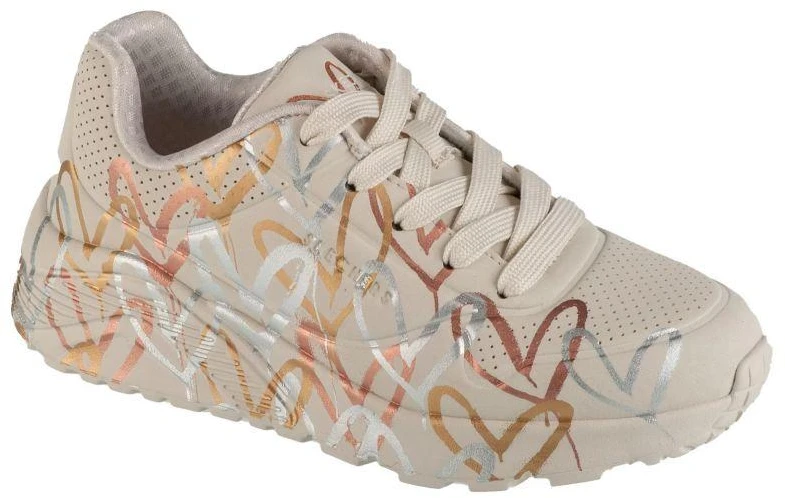Skechers JGoldCrown: Uno Lite - Metalinis 314067L-NTMT Baltas 29