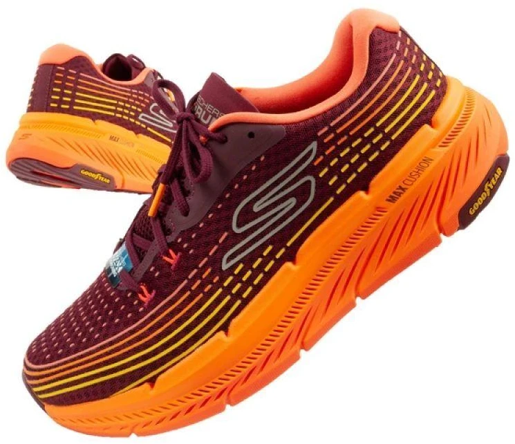 Skechers Max Cushioning M 220835/BURG bėgimo bateliai