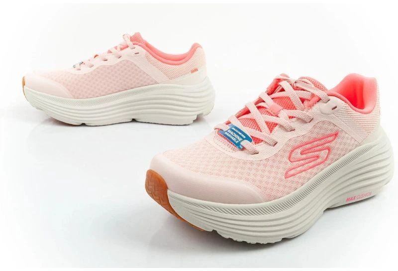 Skechers Max Cushioning Moteriški bėgimo bateliai Šviesiai rožiniai