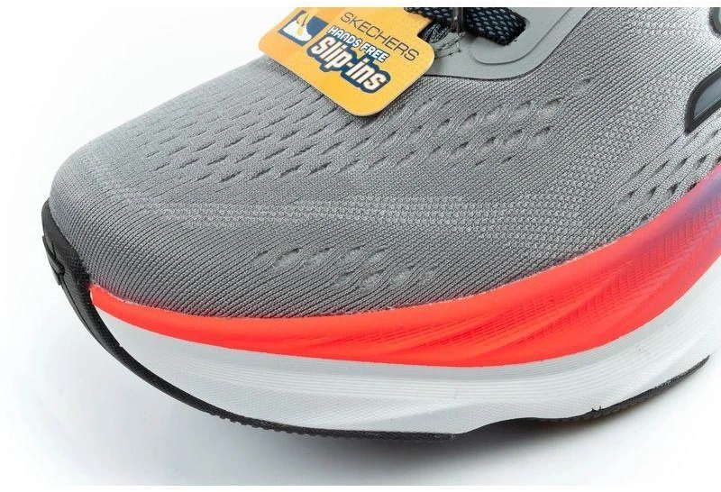 Skechers Max Run vyriški sportiniai bateliai, pilki, SLIP-INS