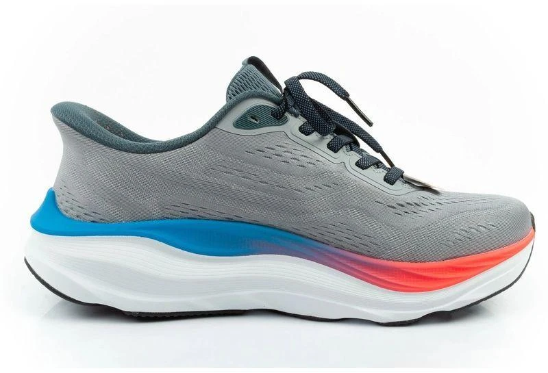 Skechers Max Run vyriški sportiniai bateliai, pilki, SLIP-INS