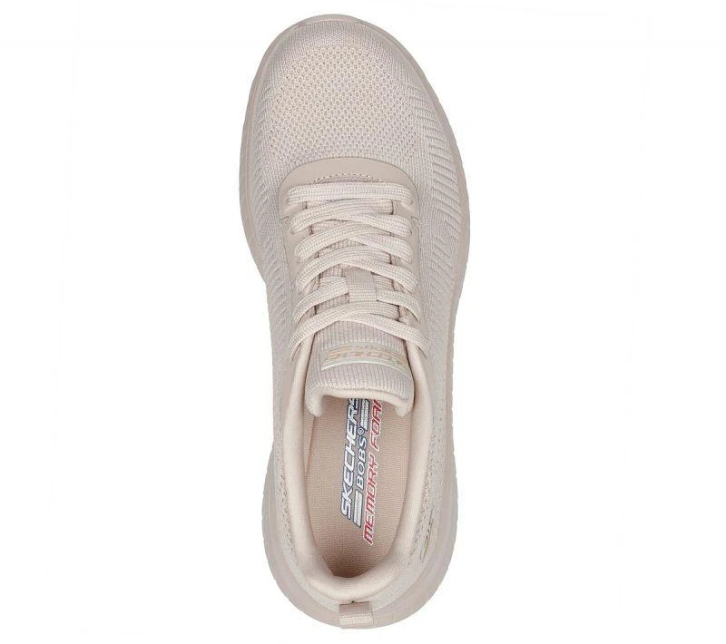 Skechers Memory Foam BOBS Squad Chaos W 117209 NUDE batai