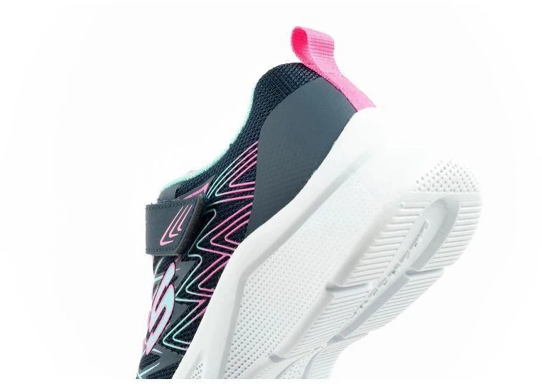 Skechers Microspec lengvi vaikiški sportiniai bateliai mergaitėms