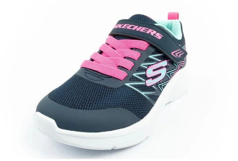 Skechers Microspec lengvi vaikiški sportiniai bateliai mergaitėms