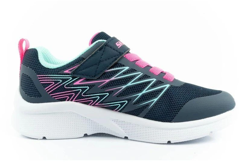 Skechers Microspec lengvi vaikiški sportiniai bateliai mergaitėms