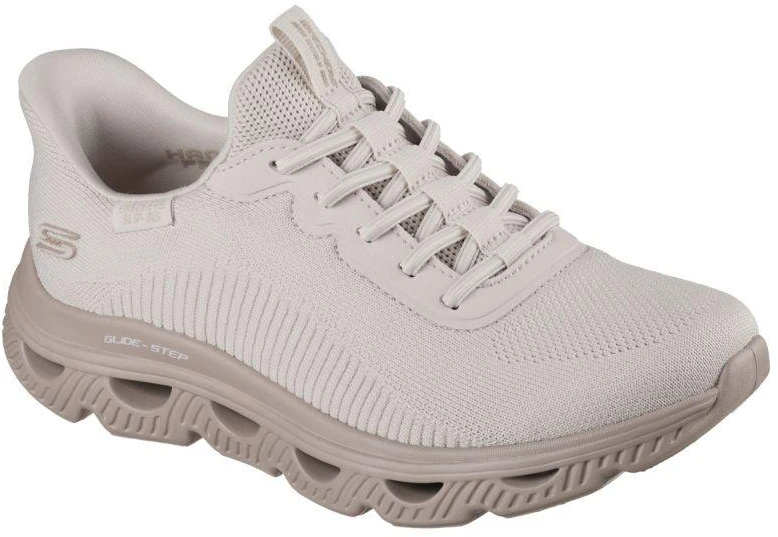 Skechers moteriški laisvalaikio bateliai Slip-In BOBS ARC WAVES 117629 NAT