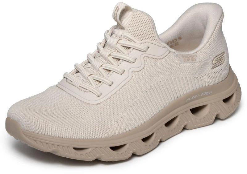 Skechers moteriški laisvalaikio bateliai Slip-In BOBS ARC WAVES 117629 NAT