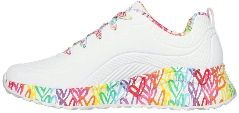 Skechers moteriški laisvalaikio bateliai UNA LITE EXUBERANT HEARTS 177976 WMLT