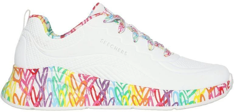 Skechers moteriški laisvalaikio bateliai UNA LITE EXUBERANT HEARTS 177976 WMLT