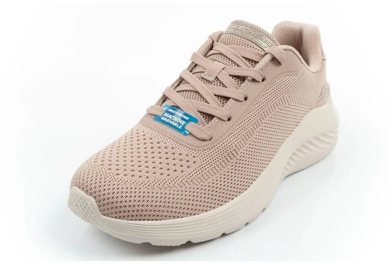 Skechers moteriški sportbačiai Bobs Squad Waves, smėlio spalvos, šviesūs, madingi