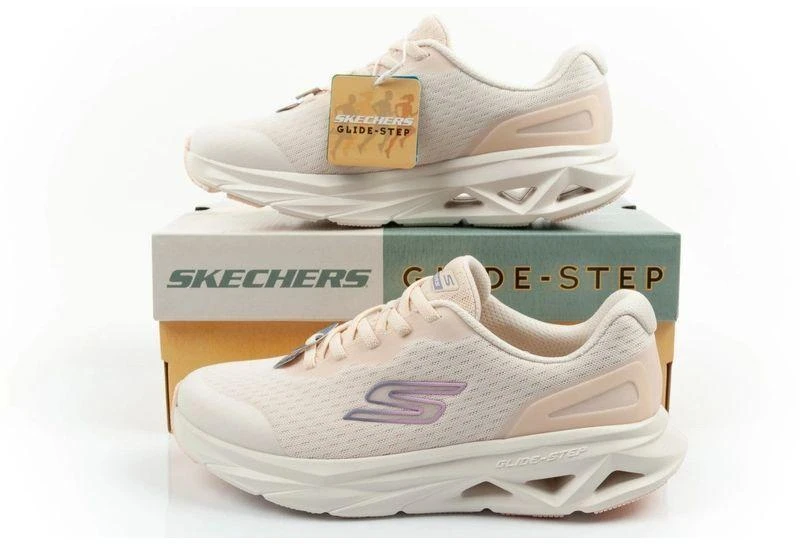 Skechers moteriški sportbačiai Glide-Step Vortex patogūs ekru