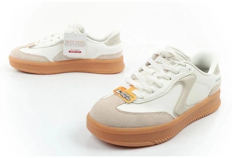 Skechers moteriški sportbačiai Lifted Luxe ekru balta Slip-Ins