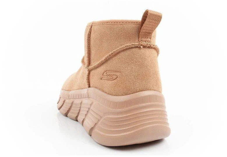 Skechers moteriški žieminiai odiniai aulinukai su pašiltinimu, rudi