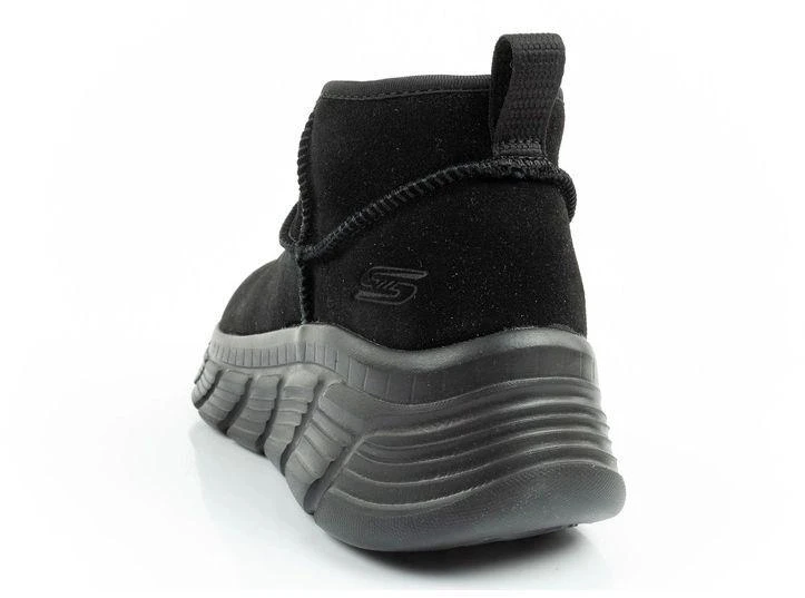 Skechers moteriški žiemos batai, pašiltinti odiniai aulinukai