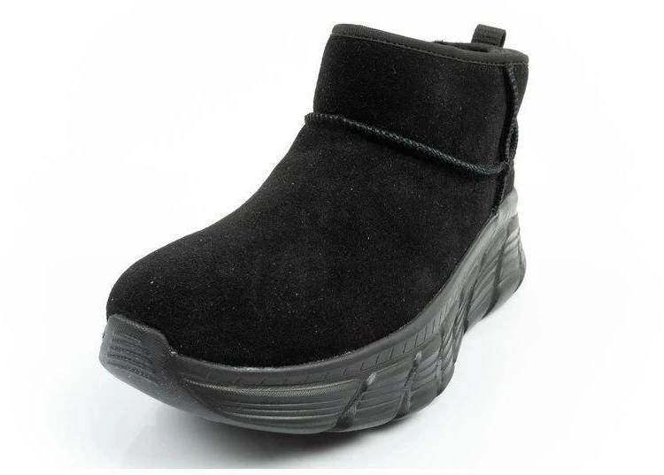 Skechers moteriški žiemos batai, pašiltinti odiniai aulinukai