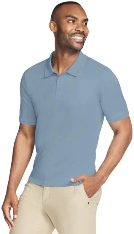 „Skechers“ „Off Duty“ polo marškinėliai TP43-BLPR, mėlyni, L dydis