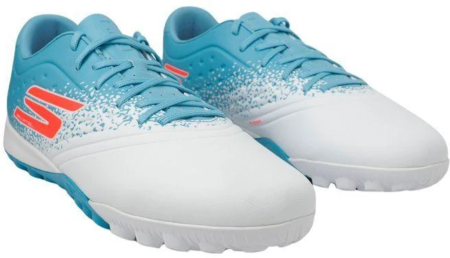 Skechers Razor 1.5 Academy TF futbolo bateliai, mėlyni ir balti, 252016 WTQP