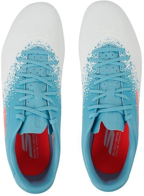 Skechers Razor 1.5 Academy TF futbolo bateliai, mėlyni ir balti, 252016 WTQP