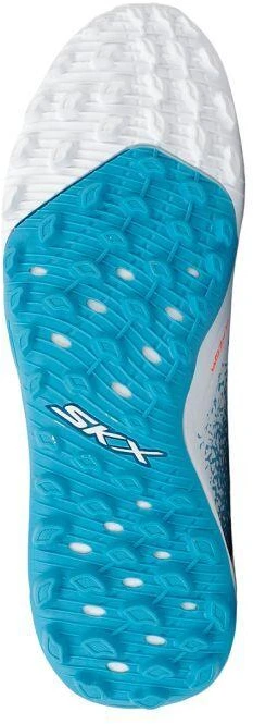 Skechers Razor 1.5 Academy TF futbolo bateliai, mėlyni ir balti, 252016 WTQP