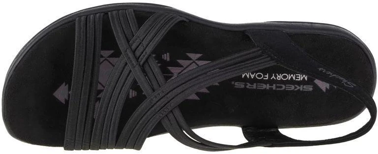Skechers Reggae Slim Simply Stretch Sandaliai 163023-BLK Juodi 36