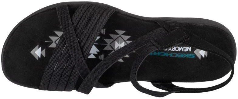 Skechers Reggae Slim - Vasaros karštis Basutės 163116-BBK Juodos 35