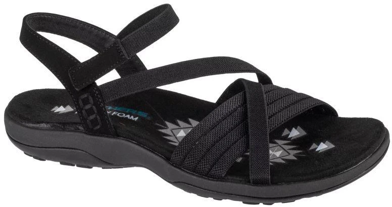 Skechers Reggae Slim - Vasaros karštis Basutės 163116-BBK Juodos 35