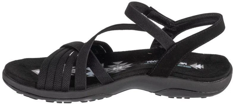Skechers Reggae Slim - Vasaros karštis Basutės 163116-BBK Juodos 35