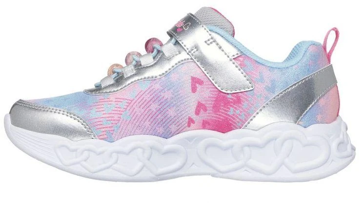 Skechers S-Lights Begalinės širdelių šviesos - Širdelės papuošalai 303261L-SMLT Sidabrinė/Įvairiaspalvė