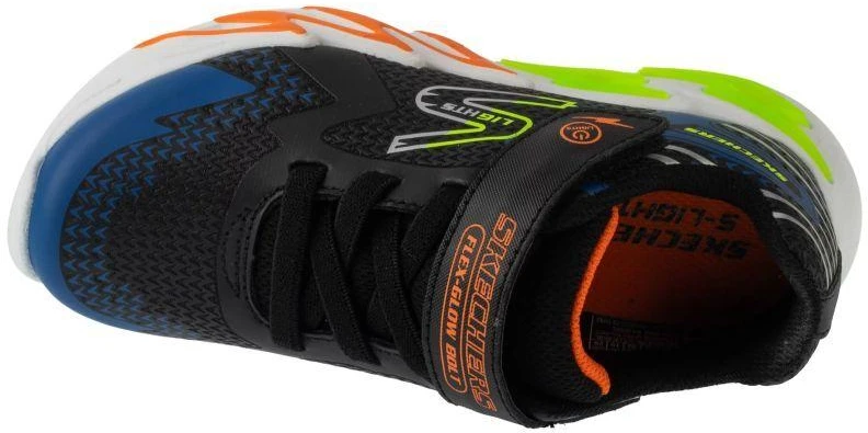 Skechers S-Lights: Flex-Glow Bolt 400138L-BKBL Juoda 28.5