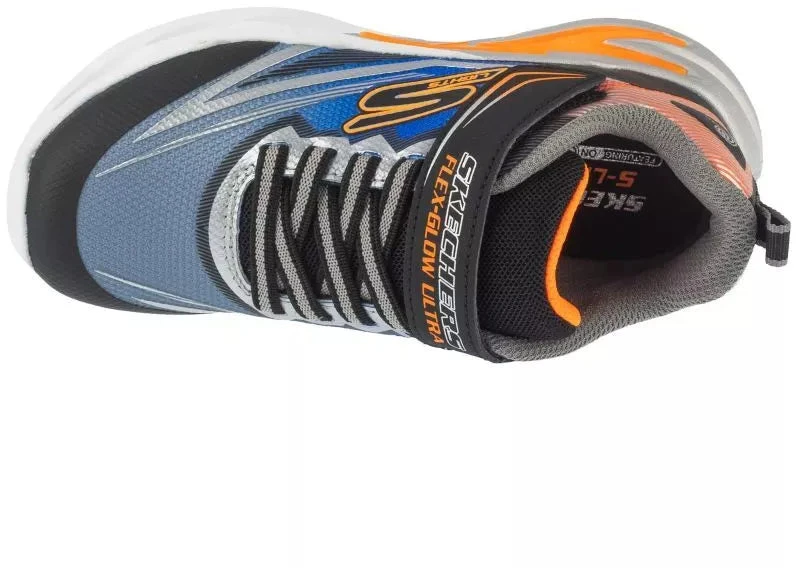 Skechers S-Lights: Flex-Glow Ultra 400139L-BKSL Pilka 27