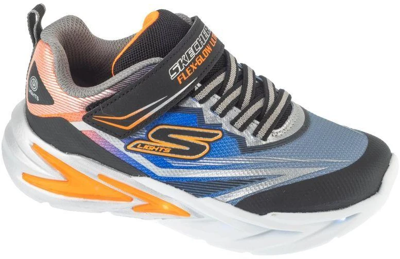 Skechers S-Lights: Flex-Glow Ultra 400139L-BKSL Pilka 27