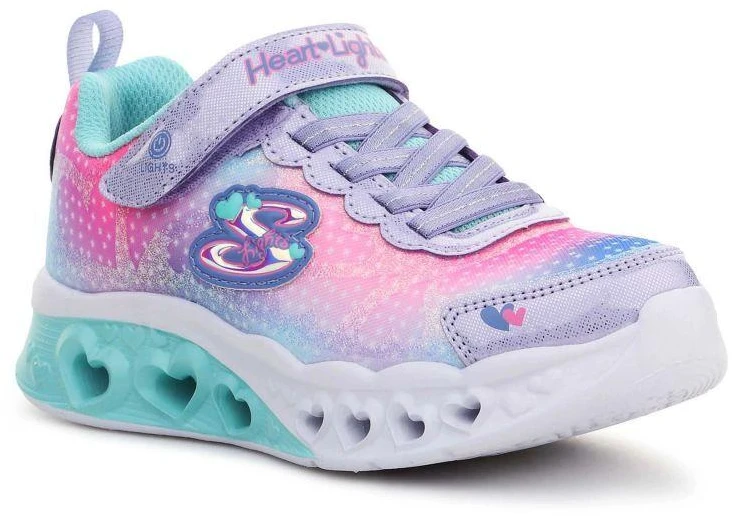 Skechers S Lights Flutter Heart Lights Jr 302315-LVMT bateliai