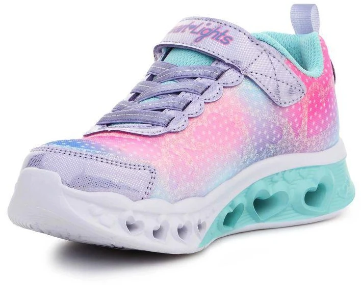 Skechers S Lights Flutter Heart Lights Jr 302315-LVMT bateliai
