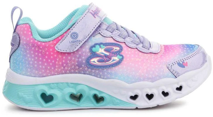 Skechers S Lights Flutter Heart Lights Jr 302315-LVMT bateliai